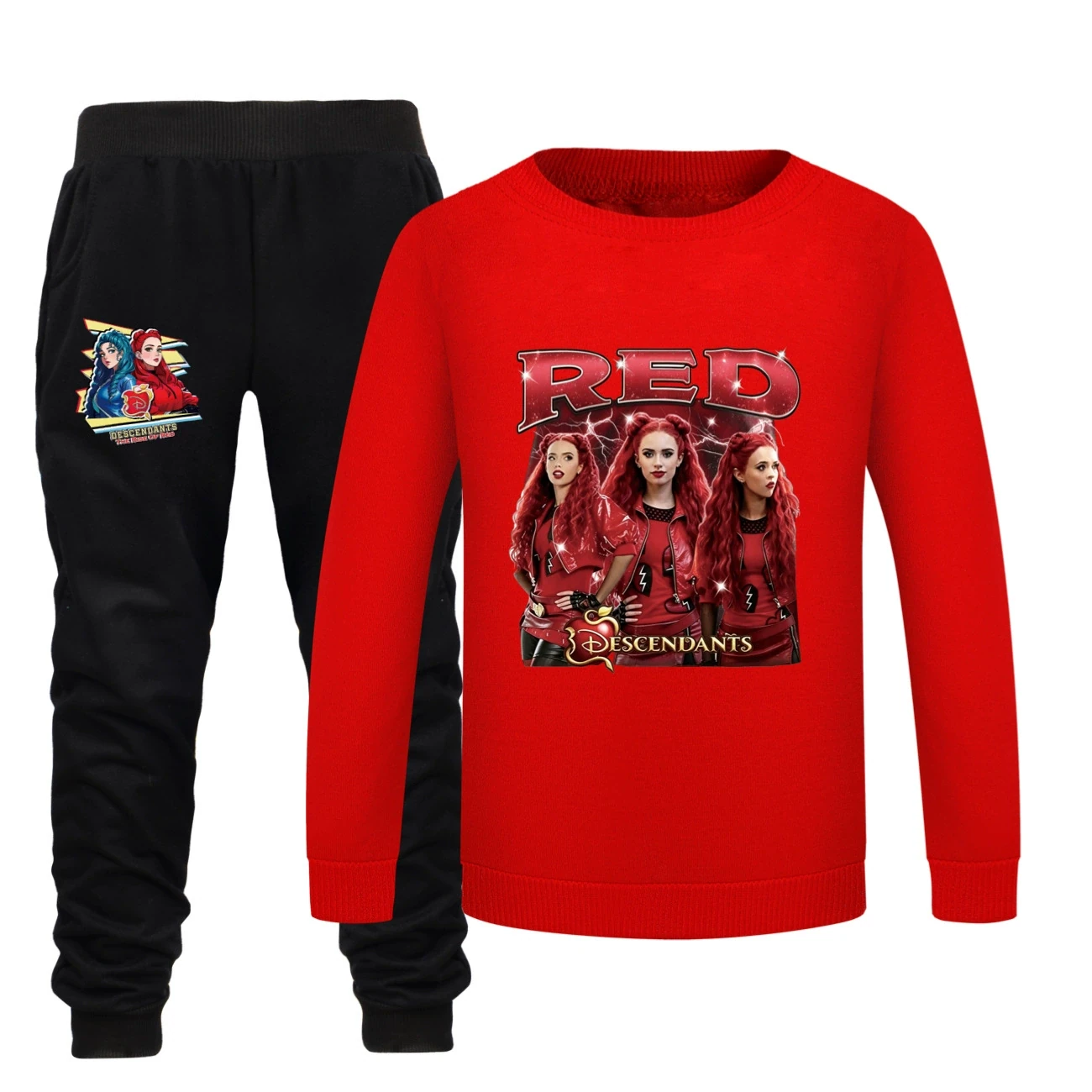 Crewneck Sweatshirt Set — 5797 Edition, Style 21 · Red