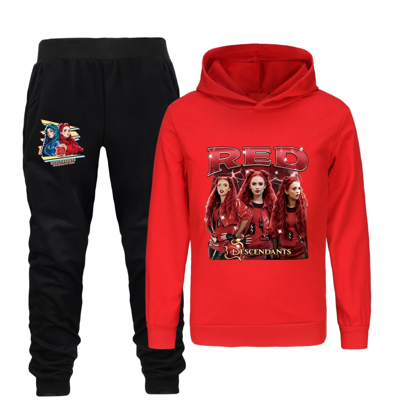 Classic Hoodie & Jogger Set — 5797 Edition, Style 28 · Set · Red