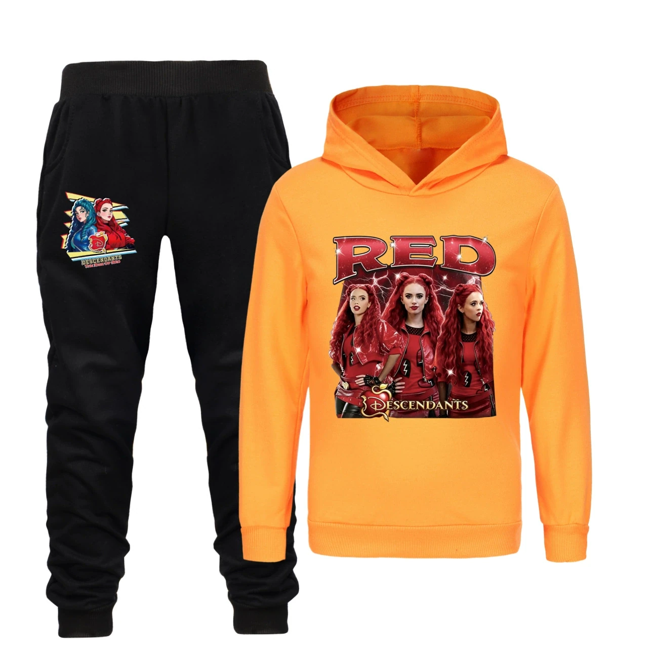 Classic Hoodie & Jogger Set — 5797 Edition, Style 30 · Set · Orange