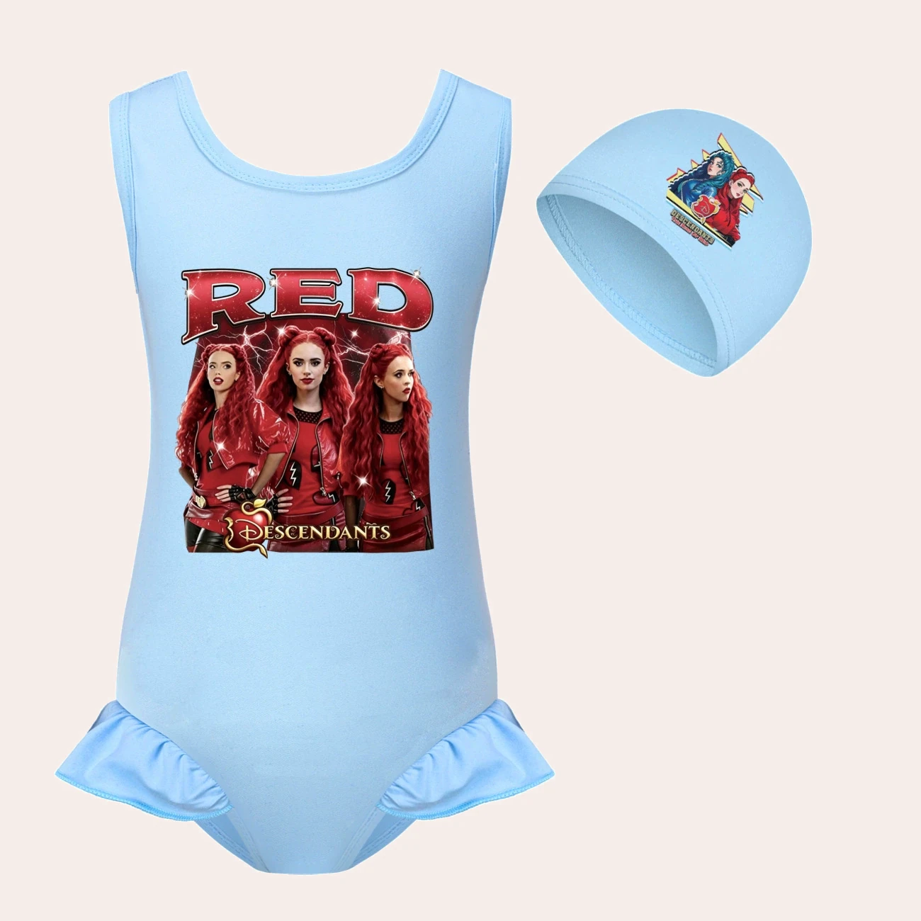 Girls’ Swimsuit & Cap Set — 5797 Edition product view