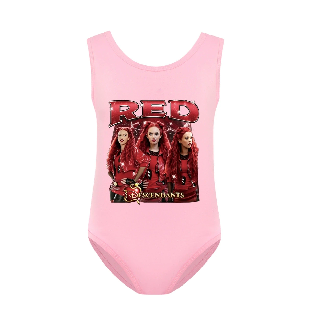 Girls’ Swimsuit & Cap Set — 5797 Edition, Style 25 · Pink