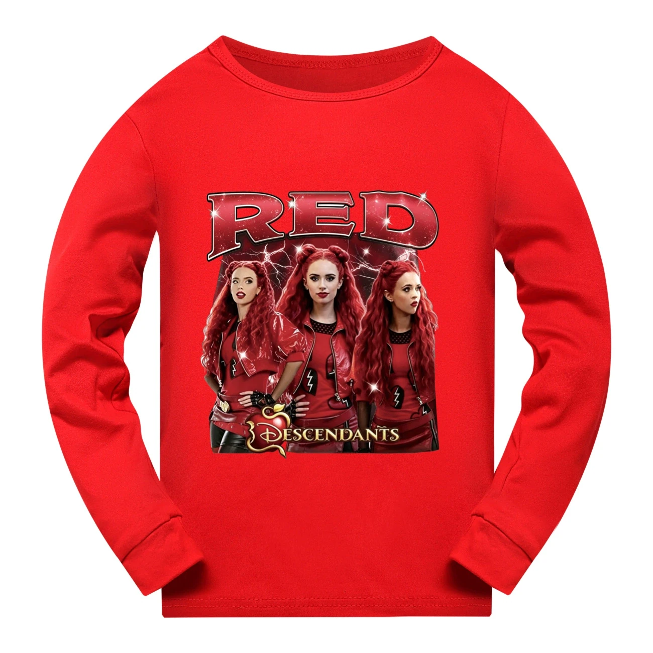 Everyday Long & Short Sleeve Tee — 5797 Edition, Style 06 · Long Sleeve · Red