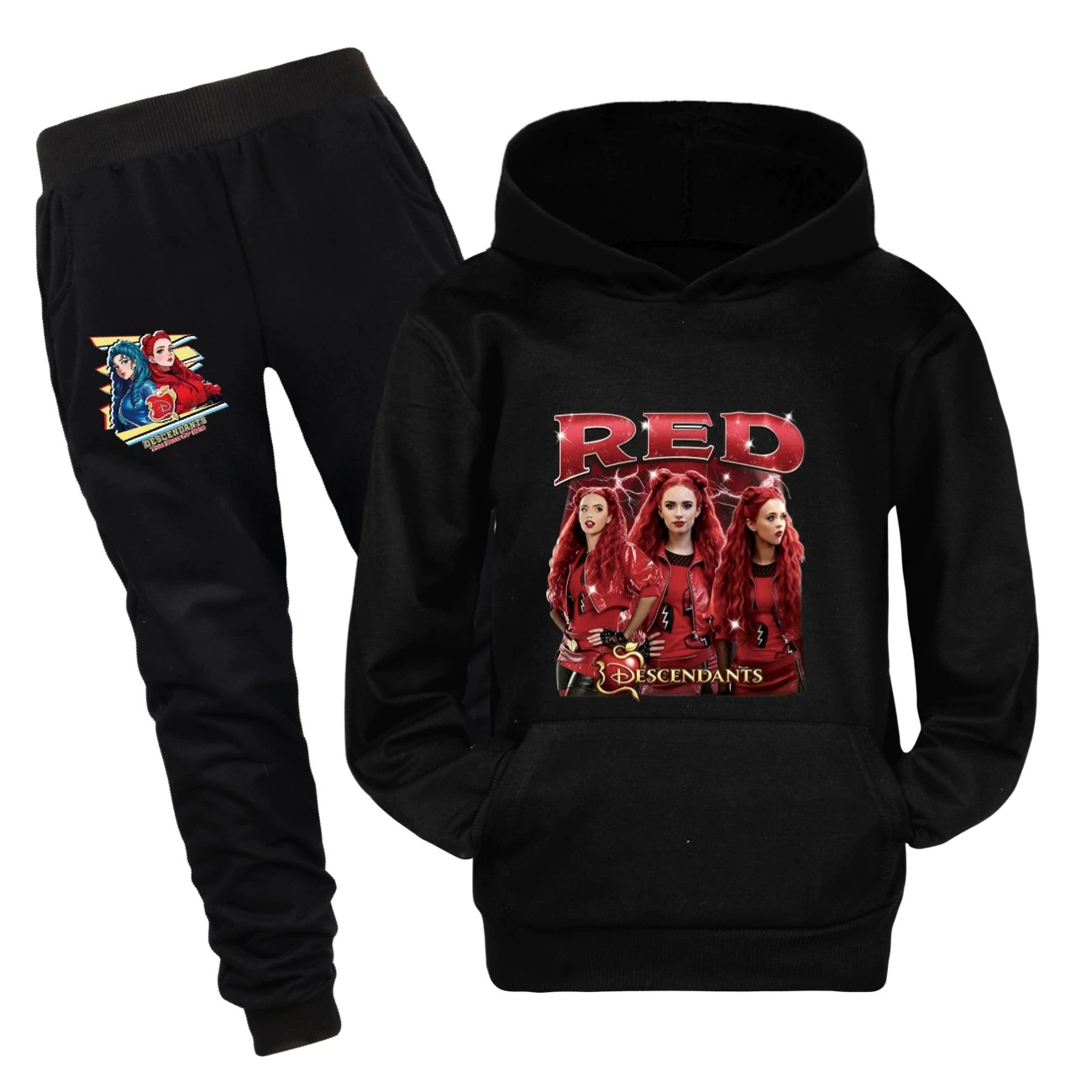 Adventure Hoodie & Jogger Set — 5797 Edition, Style 15 · Set · Black