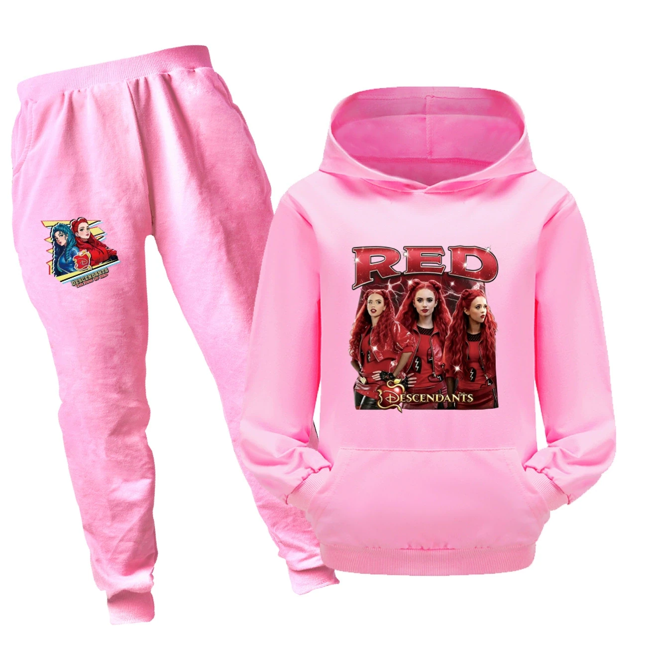 Adventure Hoodie & Jogger Set — 5797 Edition, Style 19 · Set · Pink