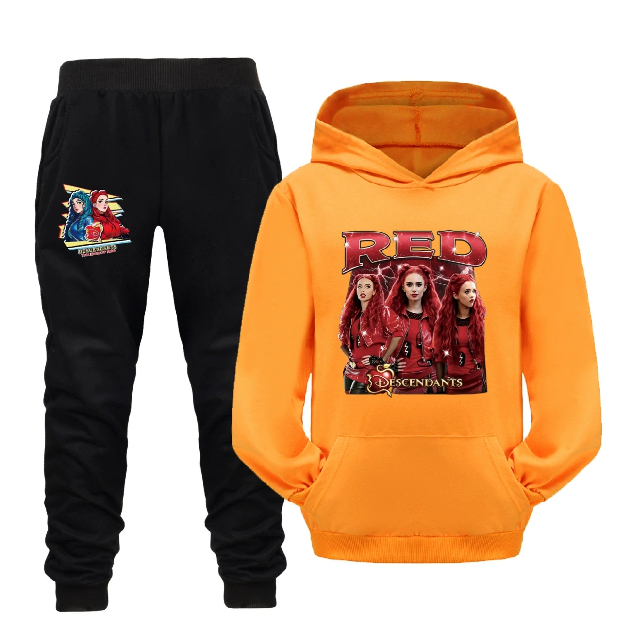 Adventure Hoodie & Jogger Set — 5797 Edition, Style 25 · Set · Orange