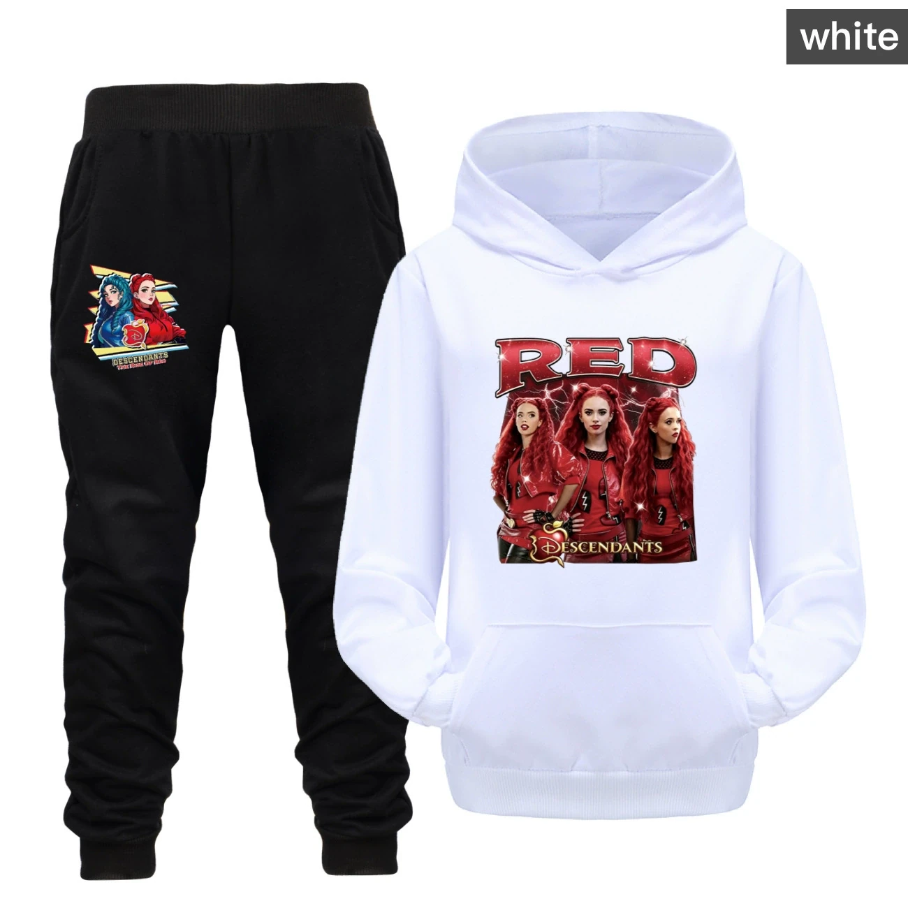 Adventure Hoodie & Jogger Set — 5797 Edition, Style 26 · Set · White