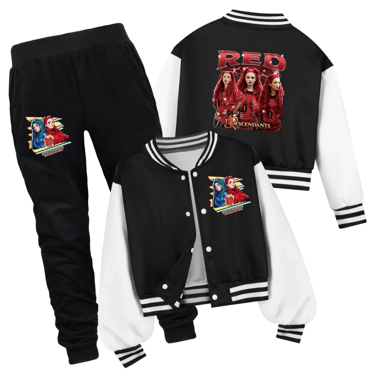 Playtime Varsity Layering Set — 5797 Edition, Style 08 · Set · Black