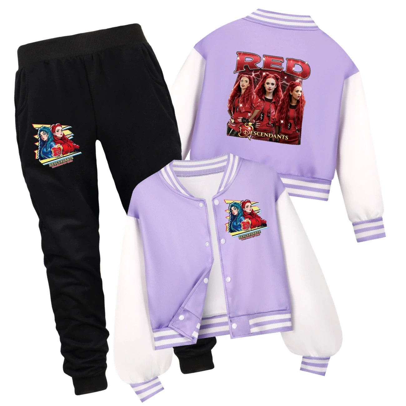 Playtime Varsity Layering Set — 5797 Edition, Style 10 · Set · Purple
