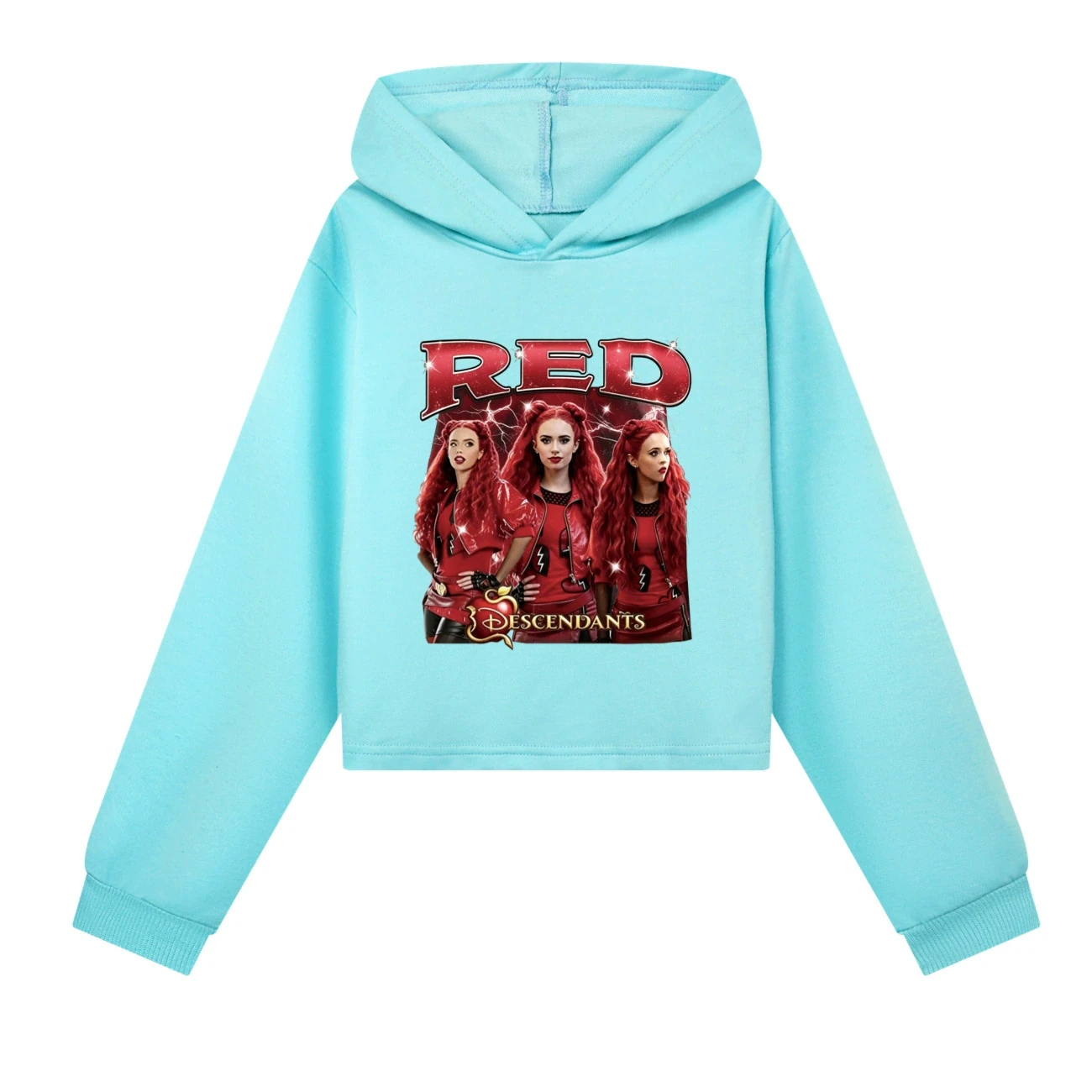 Cropped Hoodie Set — 5797 Edition, Style 04 · Sky Blue