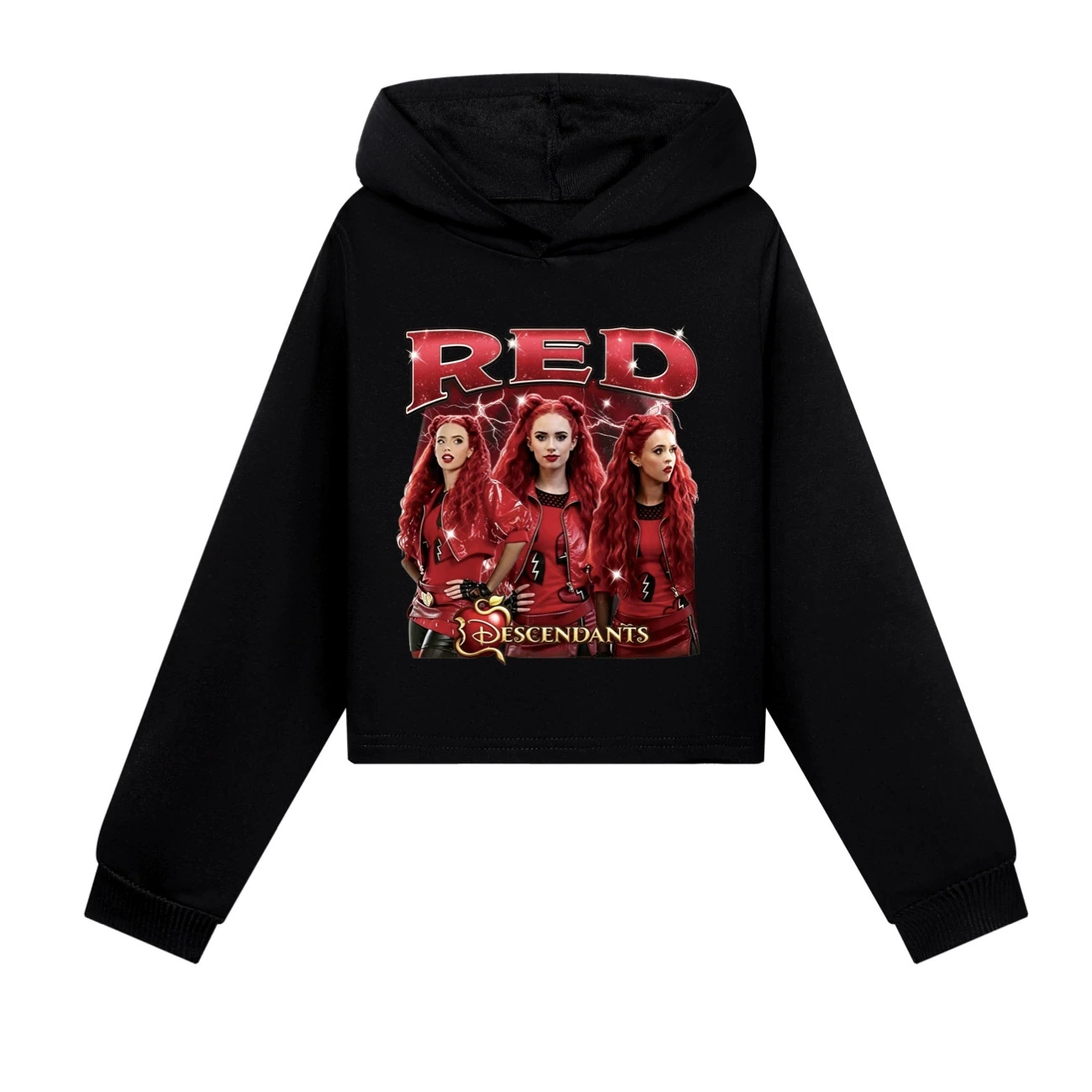 Cropped Hoodie Set — 5797 Edition, Style 06 · Black