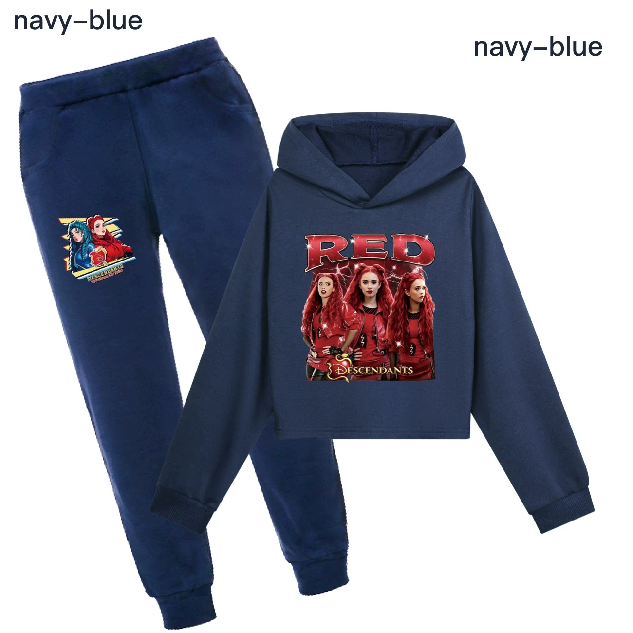 Cropped Hoodie Set — 5797 Edition, Style 12 · Set · Royal Blue