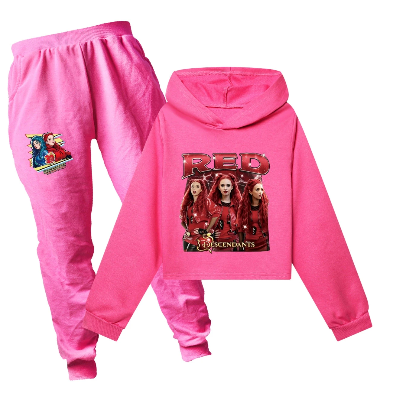 Cropped Hoodie Set — 5797 Edition, Style 13 · Set · Rose