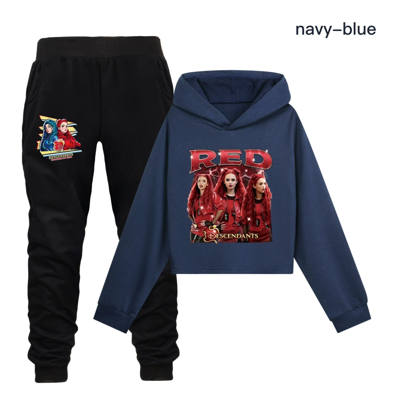 Cropped Hoodie Set — 5797 Edition, Style 16 · Set · Navy