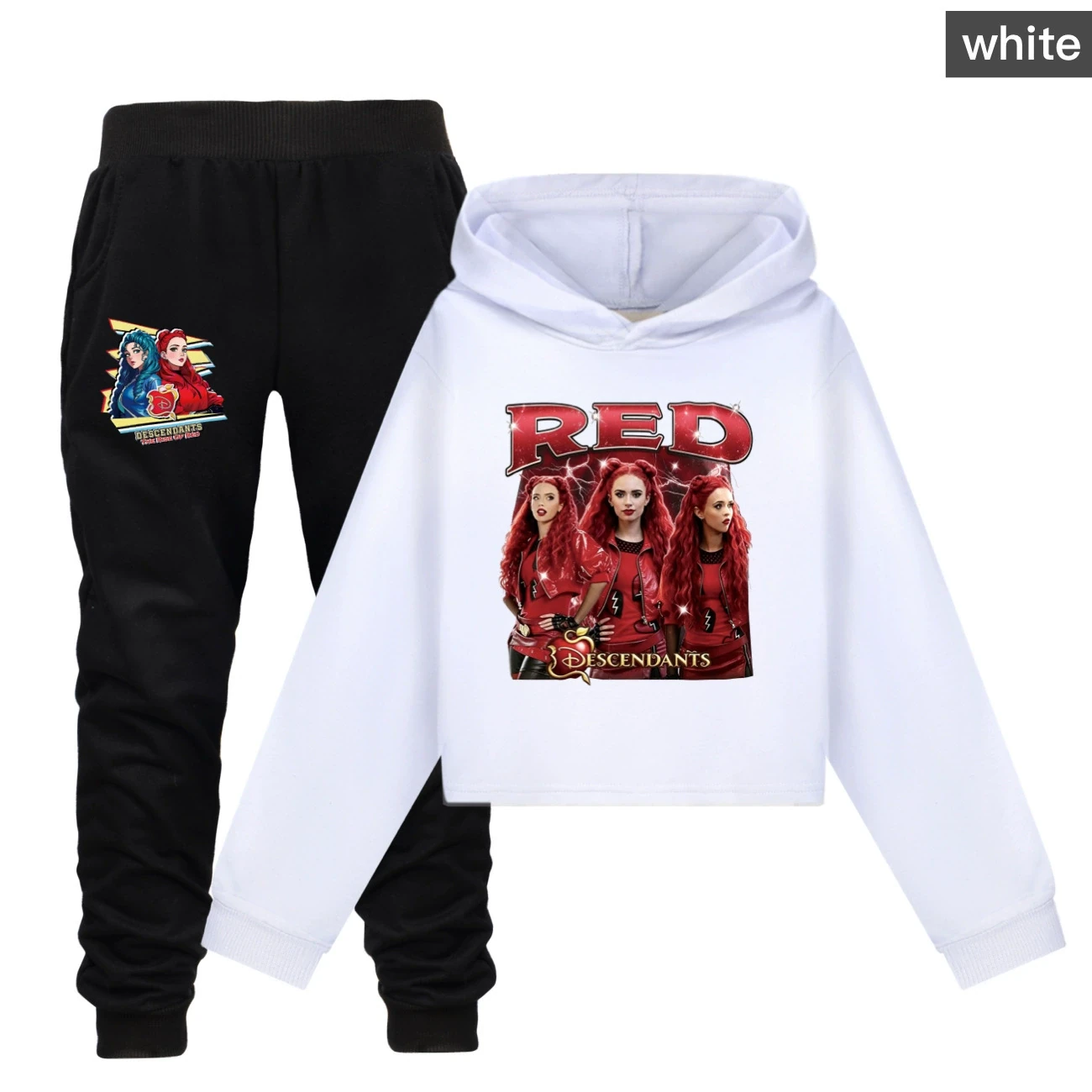Cropped Hoodie Set — 5797 Edition, Style 21 · Set · White