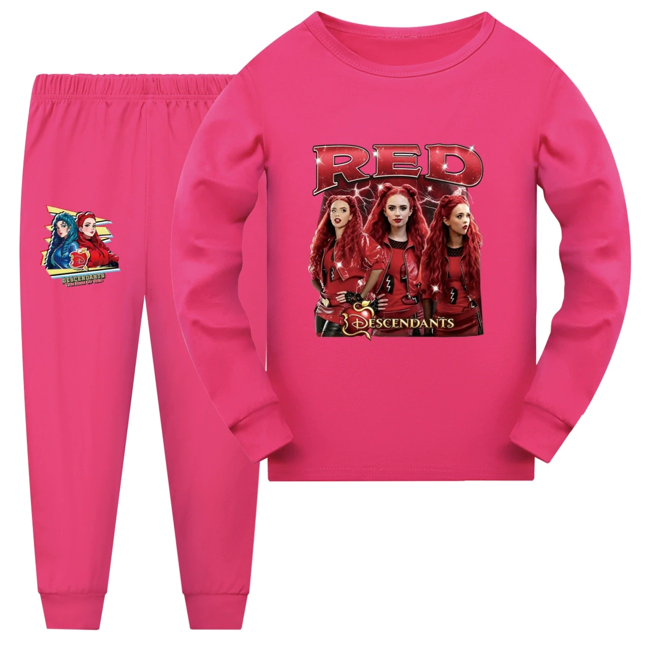 Family Lounge Set — 5797 Edition, Style 11 · Long Sleeve · Rose