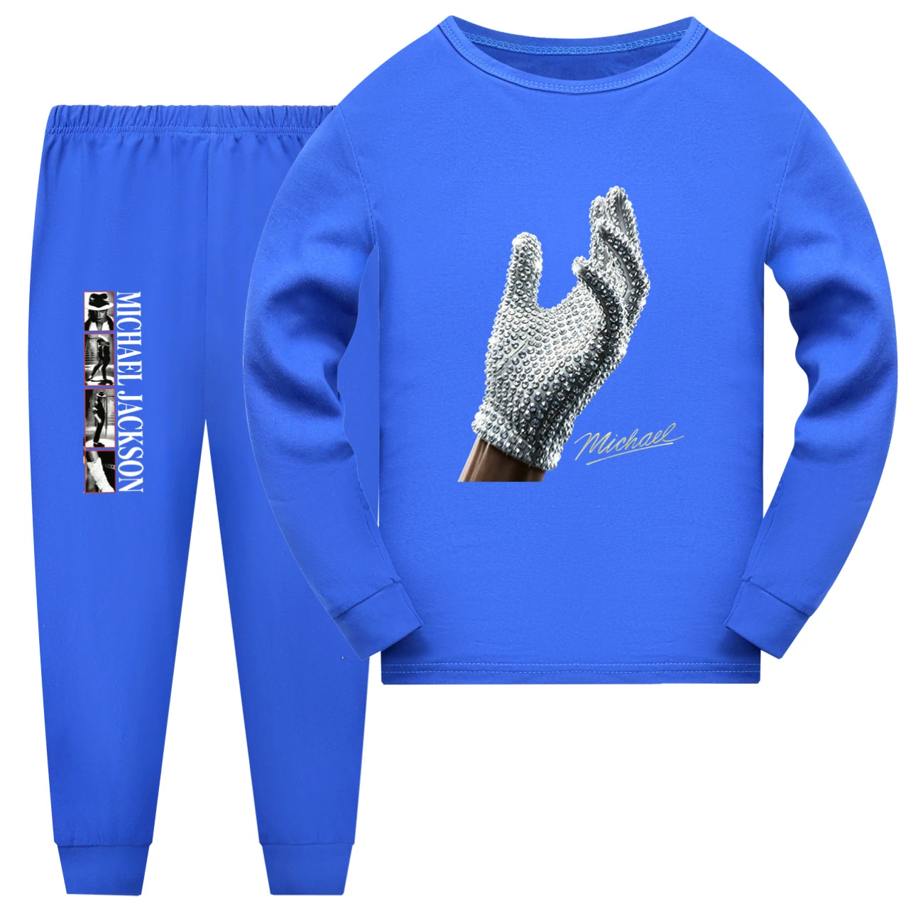 Spotlight Kids Family Lounge Set, Style 12 · Long Sleeve · Blue