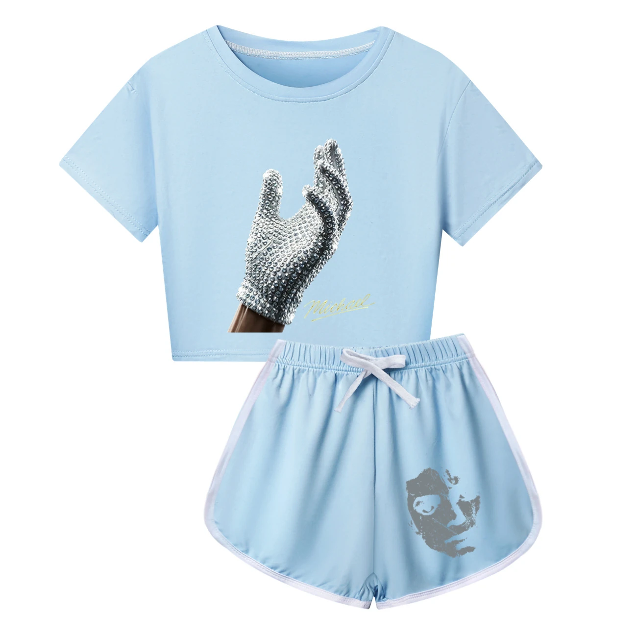 Spotlight Kids Family Lounge Set, Style 21 · Light Blue