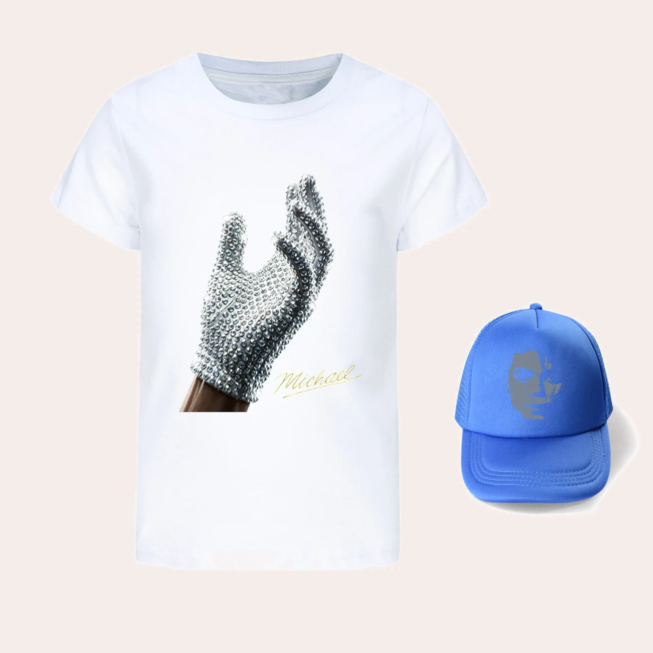 Spotlight Graphic Tee & Sun Hat Set product view