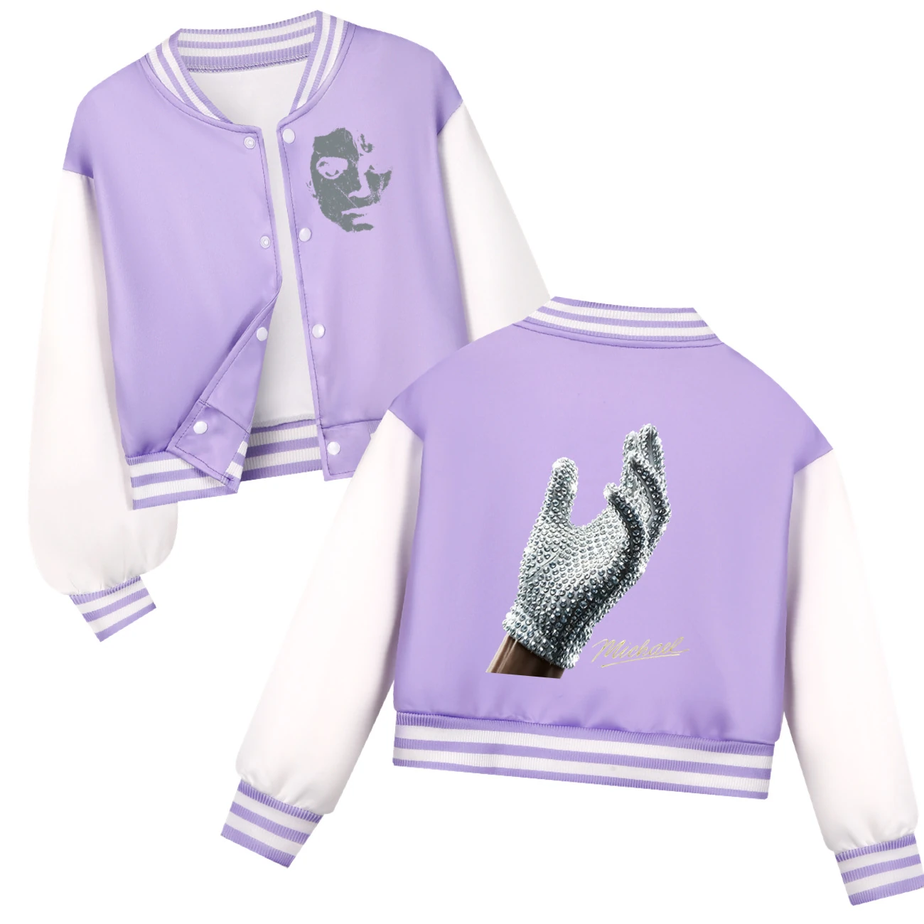 Spotlight Playtime Varsity Layering Set, Style 04 · Purple