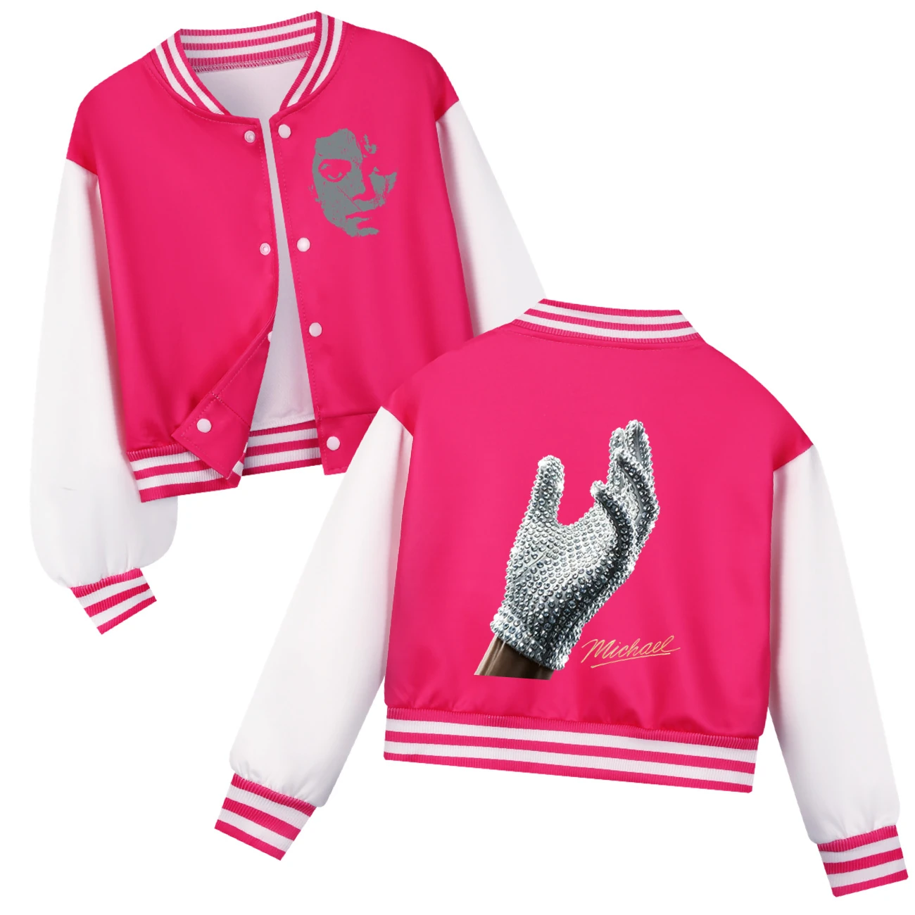 Spotlight Playtime Varsity Layering Set, Style 05 · Rose