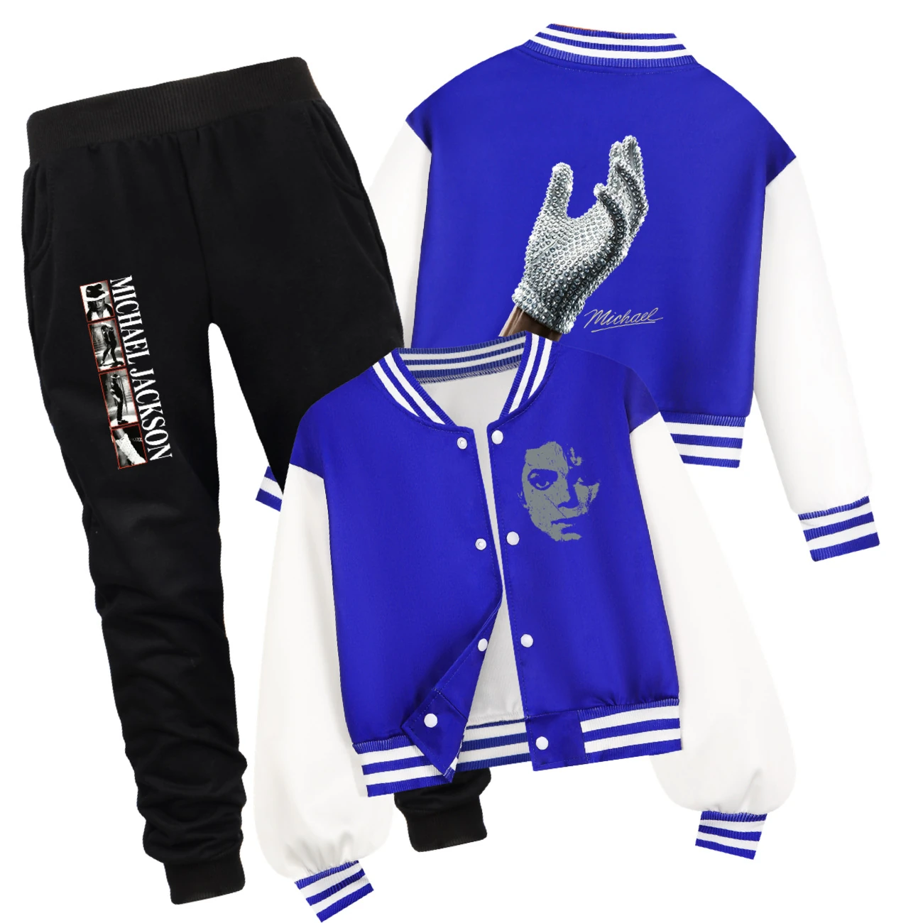 Spotlight Playtime Varsity Layering Set, Style 07 · Set · Blue