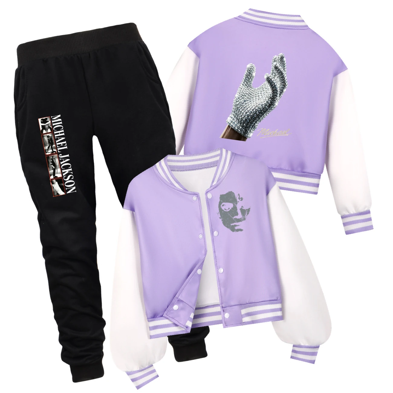 Spotlight Playtime Varsity Layering Set, Style 10 · Set · Purple
