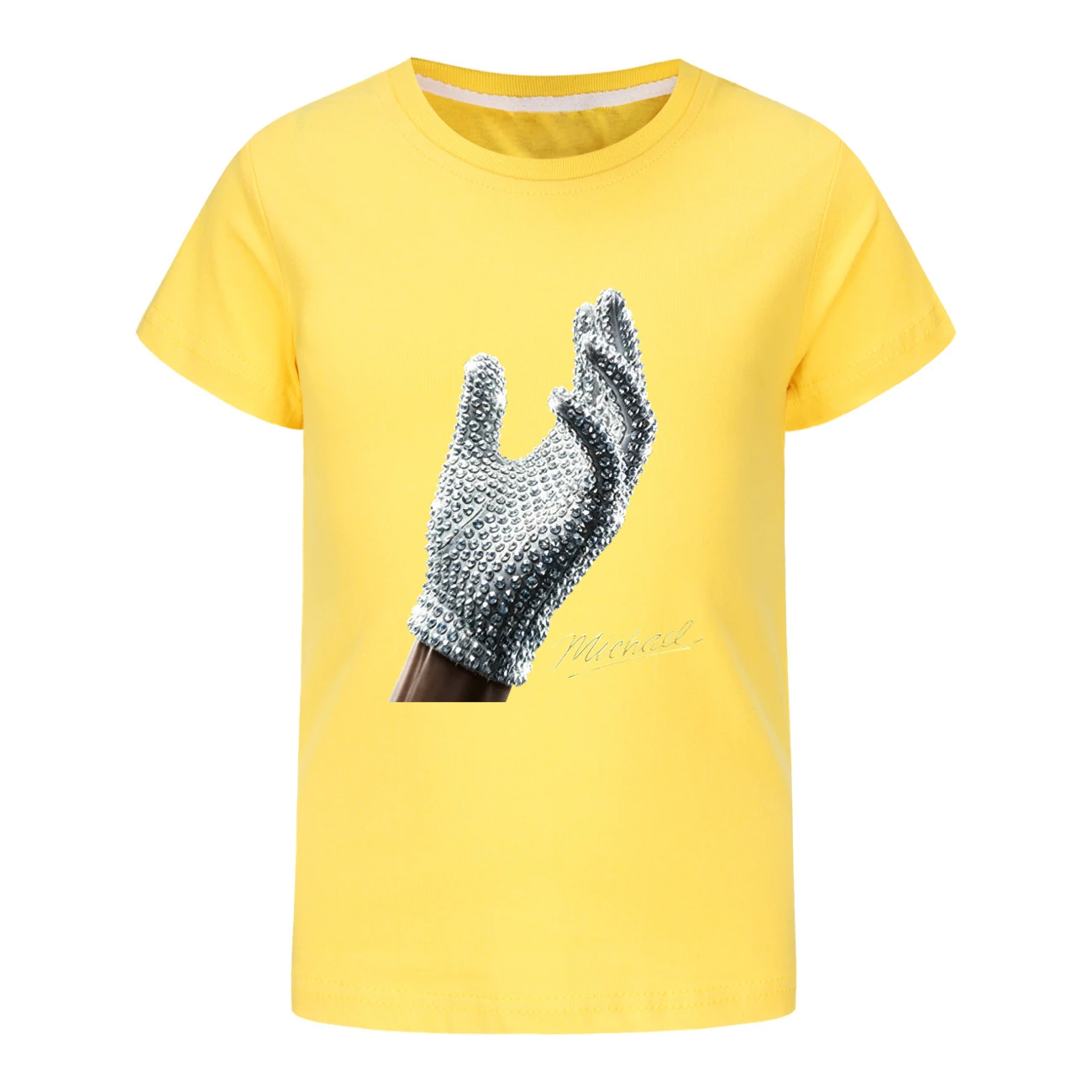Spotlight Graphic Tee & Jogger Set, Style 02 · Yellow