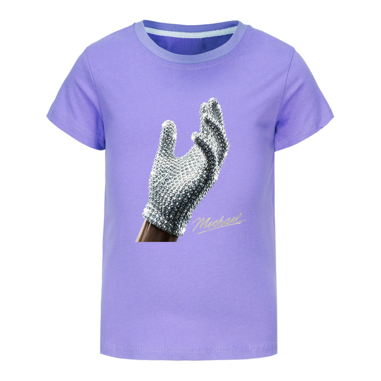 Spotlight Graphic Tee & Jogger Set, Style 04 · Purple