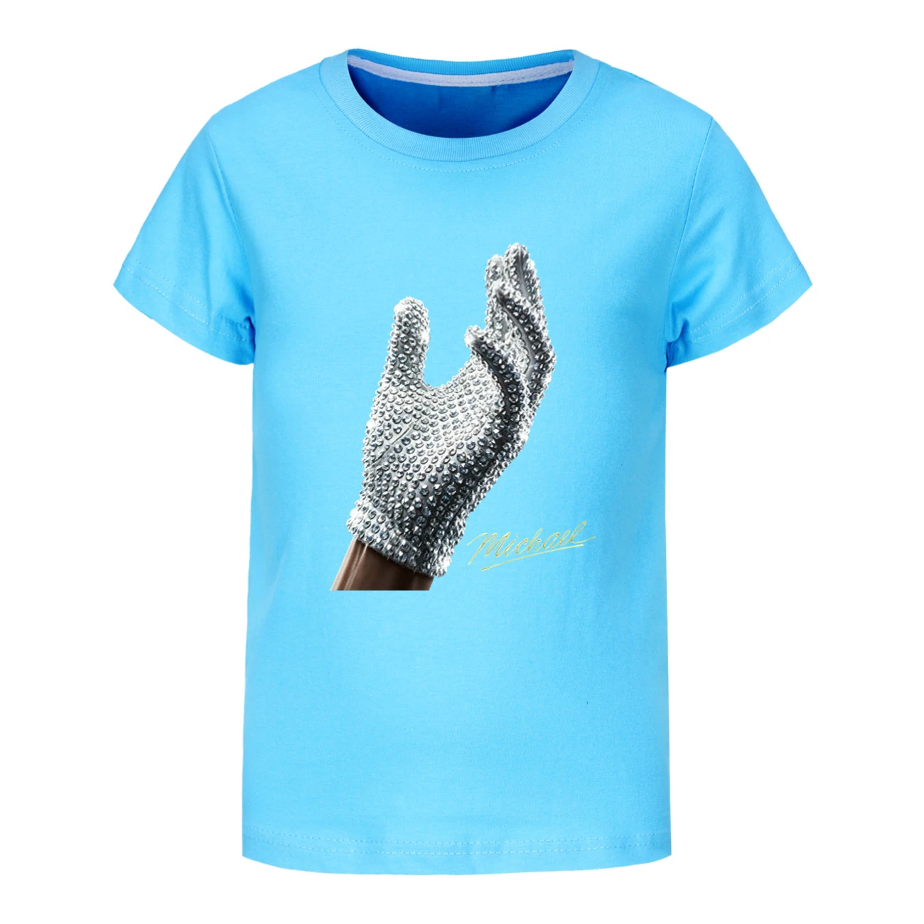 Spotlight Graphic Tee & Jogger Set, Style 08 · Light Blue