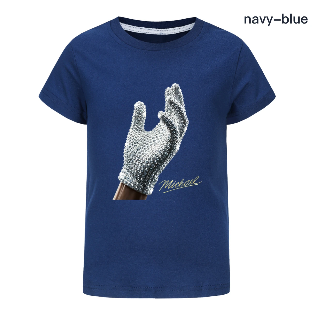 Spotlight Graphic Tee & Jogger Set, Style 09 · Navy