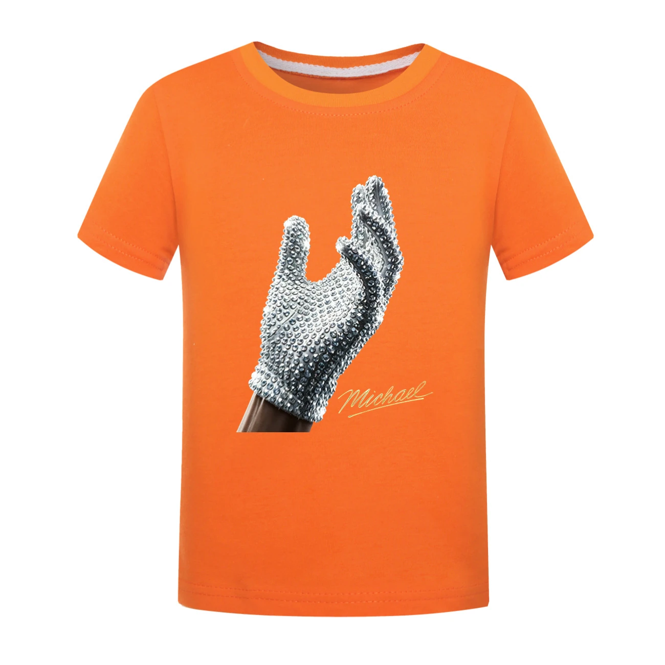Spotlight Graphic Tee & Jogger Set, Style 13 · Orange