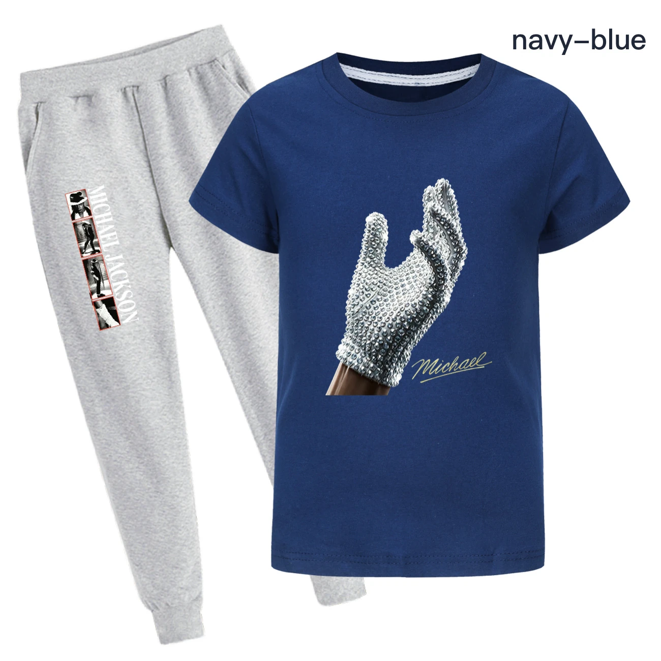 Spotlight Graphic Tee & Jogger Set, Style 29 · Set · Royal Blue
