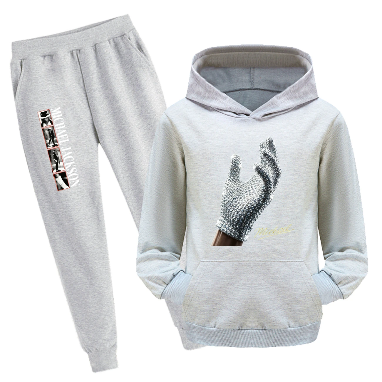 Spotlight Adventure Hoodie & Jogger Set, Style 16 · Set · Grey