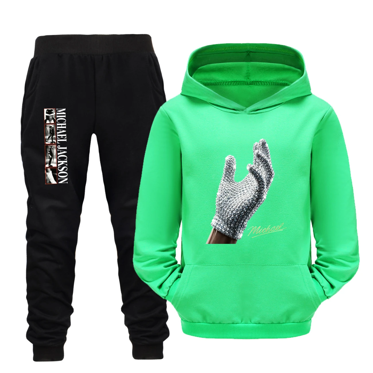 Spotlight Adventure Hoodie & Jogger Set, Style 20 · Set · Green