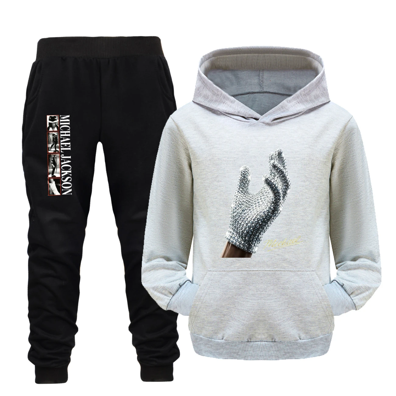 Spotlight Adventure Hoodie & Jogger Set, Style 21 · Set · Grey