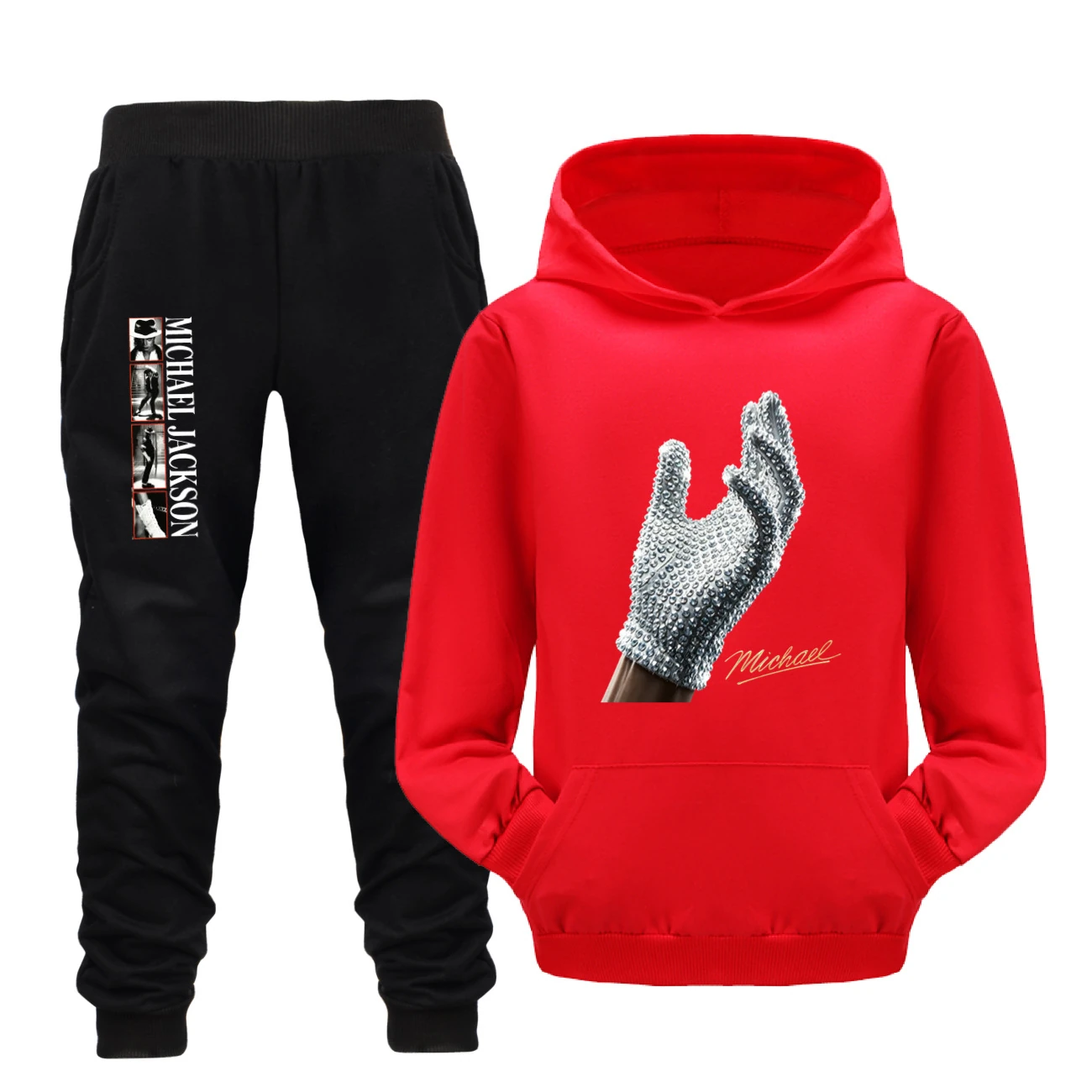 Spotlight Adventure Hoodie & Jogger Set, Style 23 · Set · Red