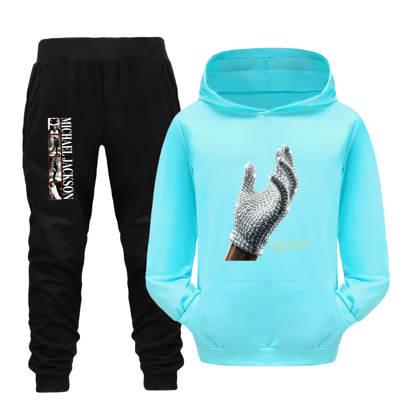 Spotlight Adventure Hoodie & Jogger Set, Style 31 · Set · Light Blue