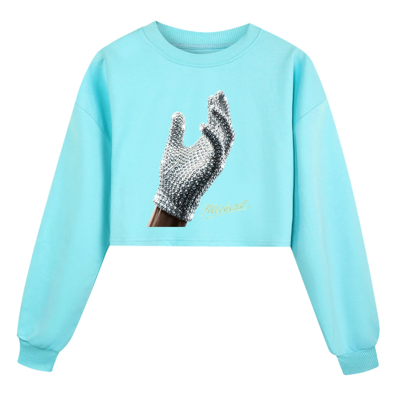 Spotlight Cropped Sweatshirt Play Set, Style 02 · Sky Blue