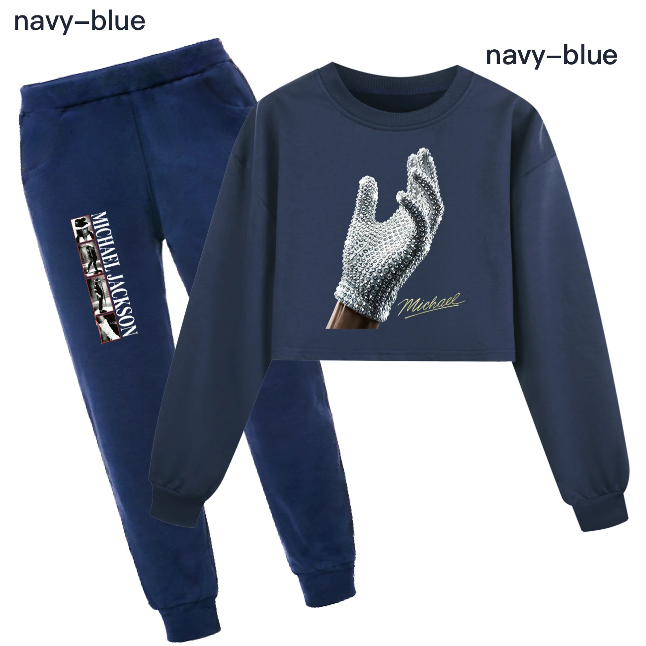 Spotlight Cropped Sweatshirt Play Set, Style 08 · Set · Royal Blue