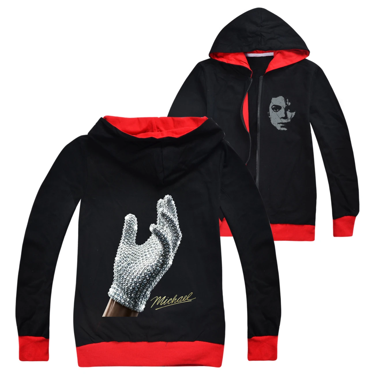 Spotlight Zip-Up Track Set, Style 02 · Black