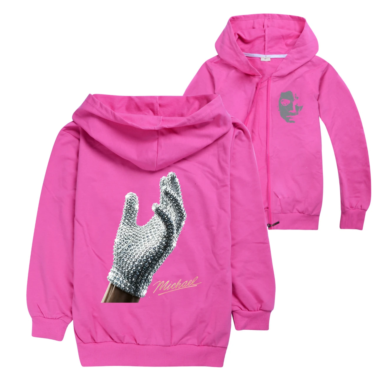 Spotlight Zip-Up Track Set, Style 06 · Rose