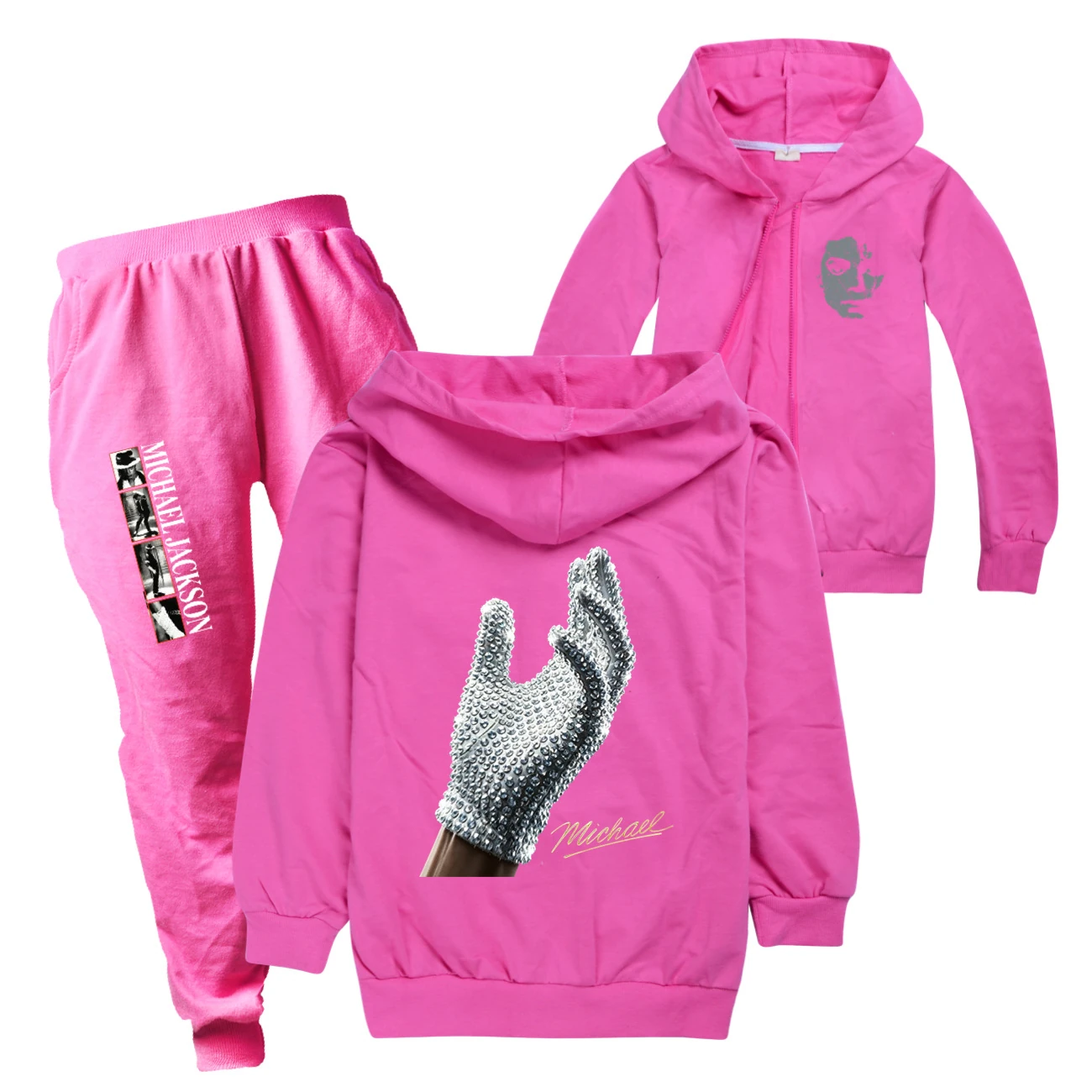 Spotlight Zip-Up Track Set, Style 09 · Set · Rose