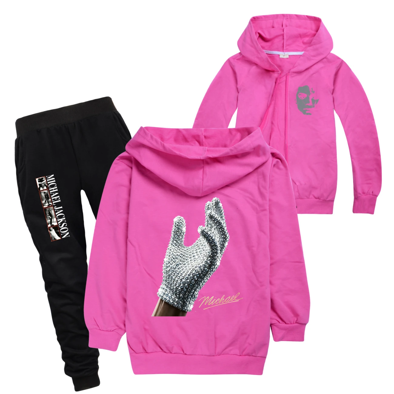 Spotlight Zip-Up Track Set, Style 12 · Set · Rose