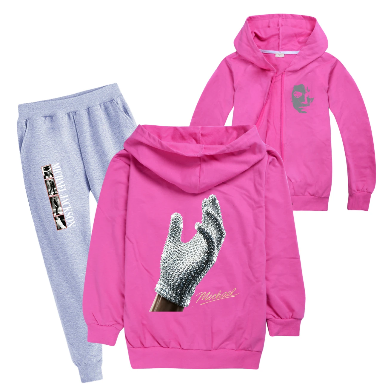 Spotlight Zip-Up Track Set, Style 18 · Set · Rose
