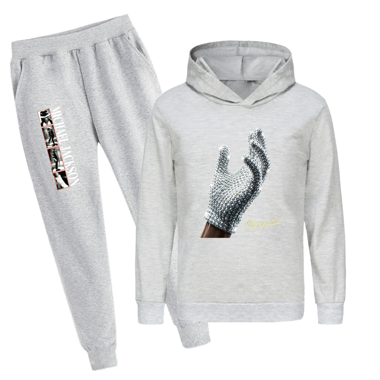 Spotlight Classic Hoodie & Jogger Set, Style 15 · Set · Grey