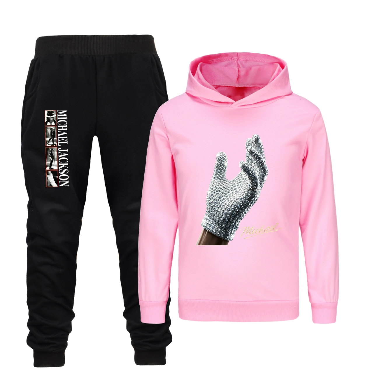 Spotlight Classic Hoodie & Jogger Set, Style 21 · Set · Pink