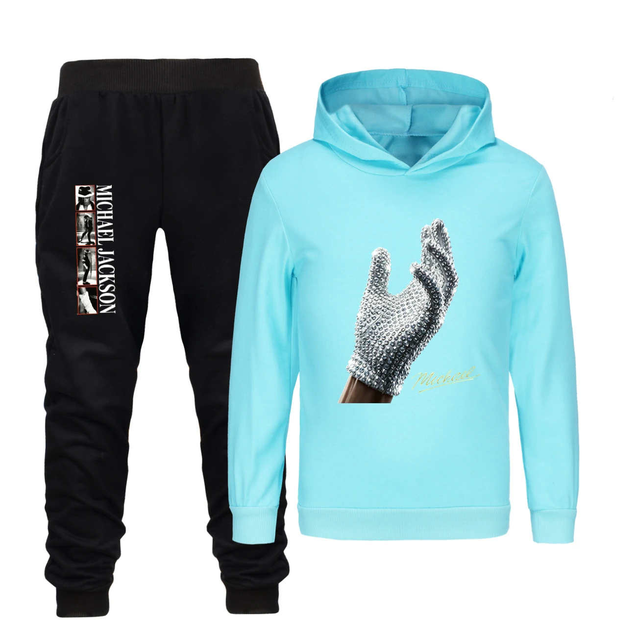 Spotlight Classic Hoodie & Jogger Set, Style 24 · Set · Light Blue