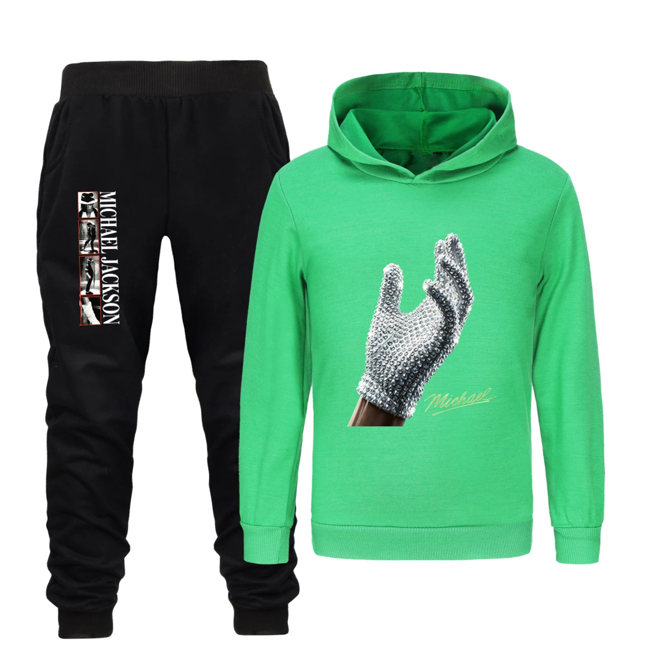 Spotlight Classic Hoodie & Jogger Set, Style 25 · Set · Green