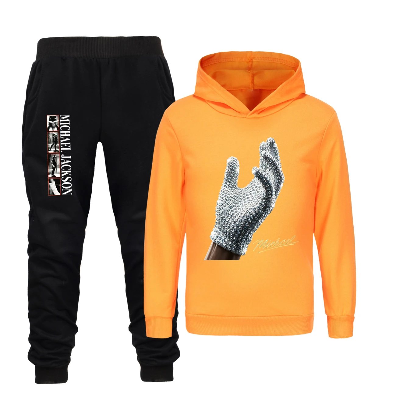 Spotlight Classic Hoodie & Jogger Set, Style 30 · Set · Orange