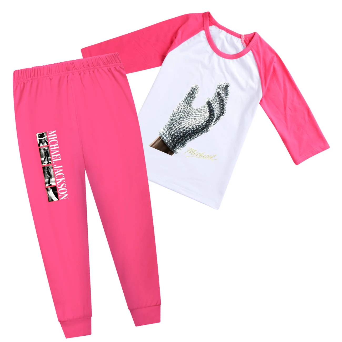 Spotlight Tee & Shorts Active Set, Style 25 · Short Sleeve · Rose